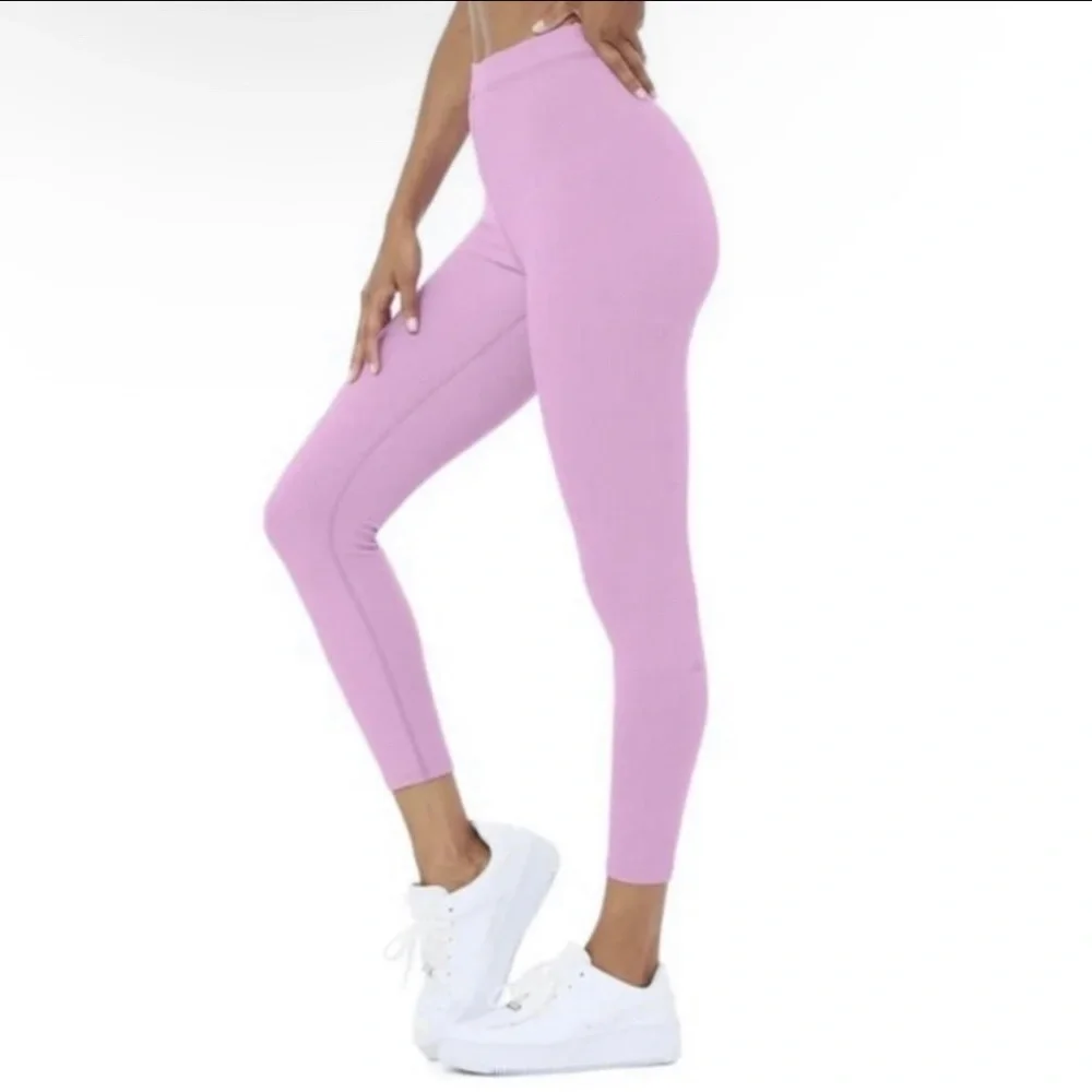 Alo Yoga Ribbed High-Waist 7/8 Blissful Legging
